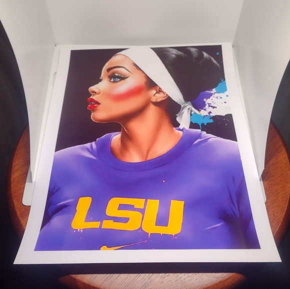 NEW!π― ANGEL REESE ULTRA PREMIUM GLOSSY 8.5x11 LSU WOMEN'S BASKETBALL POSTER SET - Picture 7 of 14